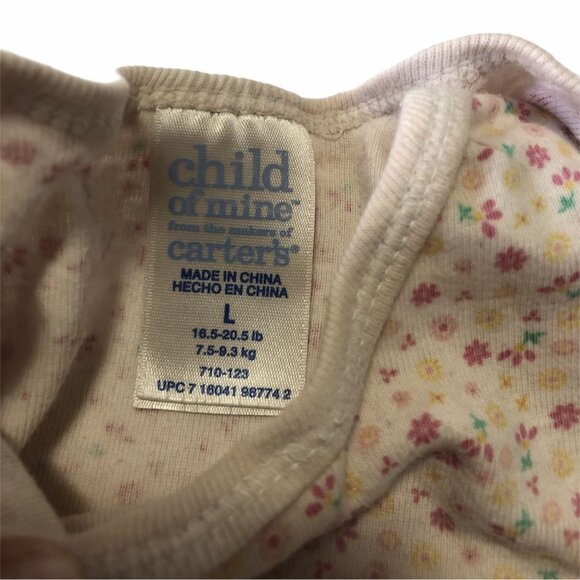 Baby Girl Clothing Lot 3 Pieces Child Of Mine Carter’s L Kidgets Big Oshi 0-3M - Picture 3 of 10